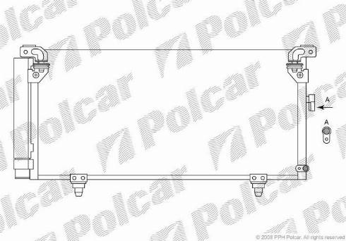 Polcar 7208K8C2 - Kondenser, kondisioner furqanavto.az