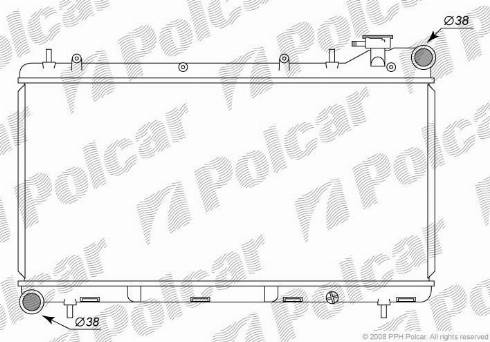 Polcar 721008-1 - Radiator, mühərrikin soyudulması furqanavto.az