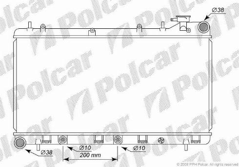 Polcar 721008-2 - Radiator, mühərrikin soyudulması furqanavto.az