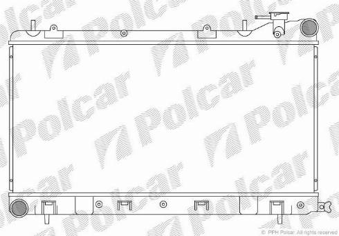 Polcar 721108-1 - Radiator, mühərrikin soyudulması furqanavto.az