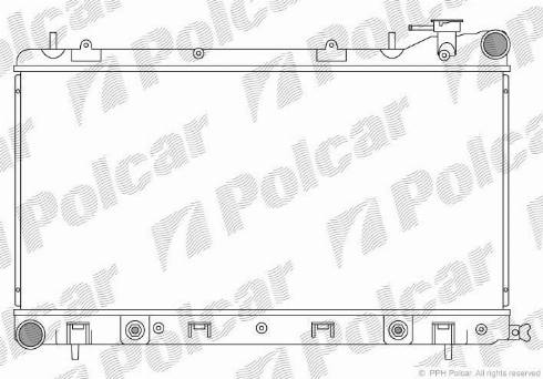 Polcar 721108-2 - Radiator, mühərrikin soyudulması furqanavto.az