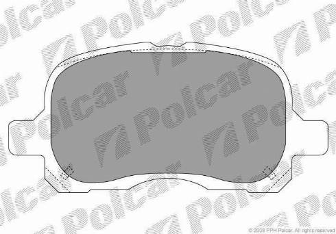 Polcar PC1302S - Əyləc altlığı dəsti, əyləc diski furqanavto.az