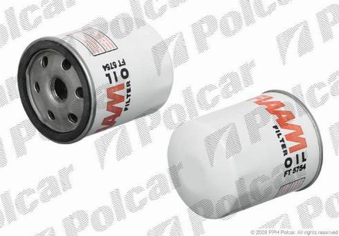 Polcar FT5754 - Yağ filtri furqanavto.az