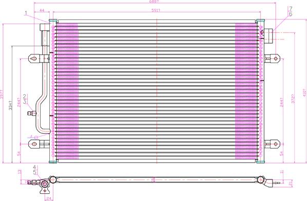 PowerMax 7110493 - Kondenser, kondisioner furqanavto.az