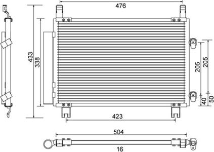 PowerMax 7110369 - Kondenser, kondisioner furqanavto.az