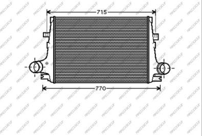 Prasco AA090N001 - Intercooler, şarj cihazı furqanavto.az