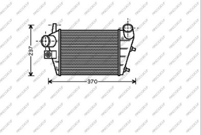 Prasco AA080N001 - Intercooler, şarj cihazı furqanavto.az