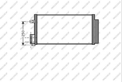 Prasco AA210C002 - Kondenser, kondisioner furqanavto.az