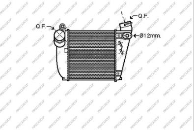 Prasco AD016N004 - Intercooler, şarj cihazı furqanavto.az