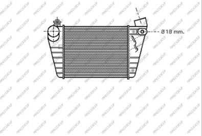 Prasco AD016N002 - Intercooler, şarj cihazı furqanavto.az