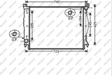 Prasco AD020R018 - Radiator, mühərrikin soyudulması furqanavto.az