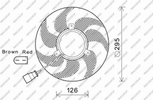 Prasco AD022F005 - Fen, radiator furqanavto.az