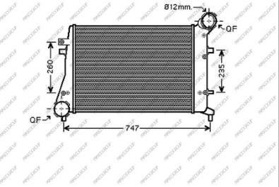 Prasco AD320N004 - Intercooler, şarj cihazı furqanavto.az