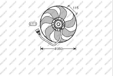 Prasco AD200F008 - Fen, radiator furqanavto.az