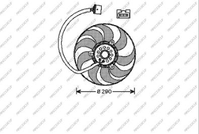 Prasco AD200F007 - Fen, radiator furqanavto.az