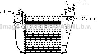 Prasco AI4354 - Intercooler, şarj cihazı furqanavto.az