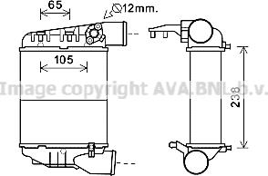 Prasco AI4369 - Intercooler, şarj cihazı furqanavto.az