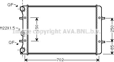 Prasco AI2155 - Radiator, mühərrikin soyudulması furqanavto.az