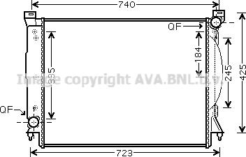 Prasco AI2245 - Radiator, mühərrikin soyudulması furqanavto.az