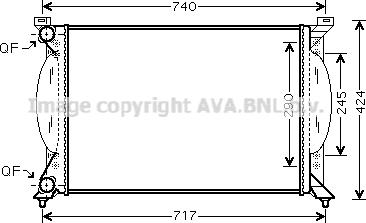 Prasco AI2201 - Radiator, mühərrikin soyudulması furqanavto.az