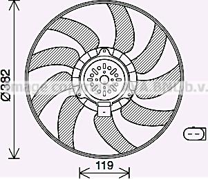 Prasco AI7519 - Fen, radiator furqanavto.az