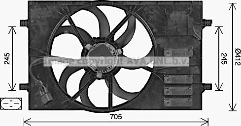 Prasco AI7524 - Fen, radiator furqanavto.az