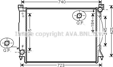 Prasco AIA2245 - Radiator, mühərrikin soyudulması furqanavto.az