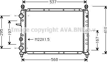 Prasco FTA2094 - Radiator, mühərrikin soyudulması furqanavto.az