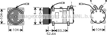 Prasco ALK095 - Kompressor, kondisioner furqanavto.az