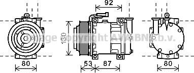 Prasco ALK122 - Kompressor, kondisioner furqanavto.az