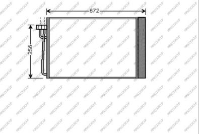 Prasco BM046C001 - Kondenser, kondisioner furqanavto.az