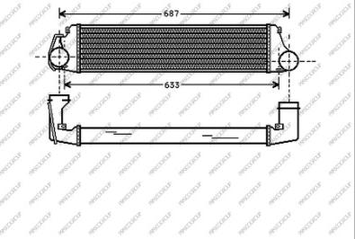 Prasco BM018N001 - Intercooler, şarj cihazı furqanavto.az