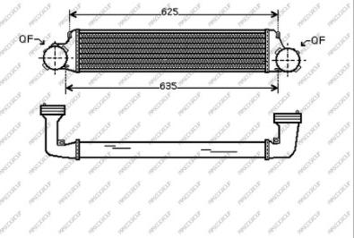 Prasco BM020N001 - Intercooler, şarj cihazı furqanavto.az