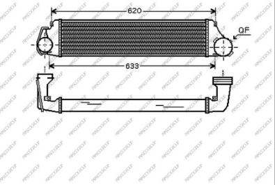 Prasco BM020N002 - Intercooler, şarj cihazı furqanavto.az