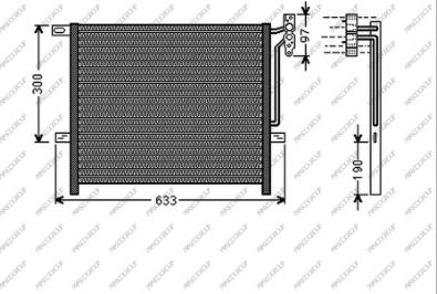 Prasco BM802C001 - Kondenser, kondisioner furqanavto.az