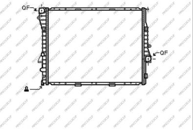 Prasco BM820R004 - Radiator, mühərrikin soyudulması furqanavto.az