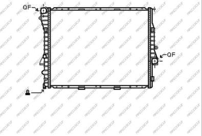 Prasco BM820R005 - Radiator, mühərrikin soyudulması furqanavto.az