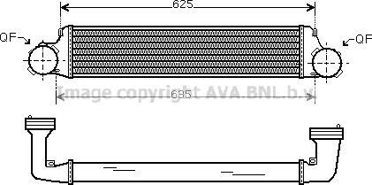 Prasco BW4280 - Intercooler, şarj cihazı furqanavto.az