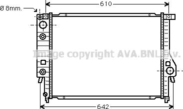 Prasco BW2097 - Radiator, mühərrikin soyudulması furqanavto.az