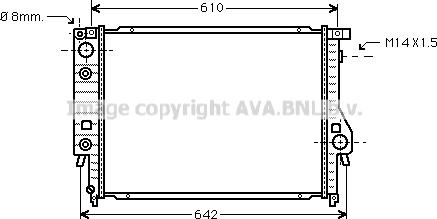 Prasco BW2048 - Radiator, mühərrikin soyudulması furqanavto.az