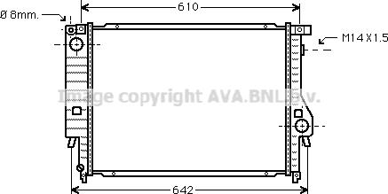 Prasco BW2047 - Radiator, mühərrikin soyudulması furqanavto.az