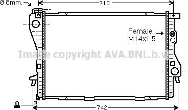 Prasco BW2170 - Radiator, mühərrikin soyudulması furqanavto.az