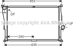 Prasco BW2335 - Radiator, mühərrikin soyudulması furqanavto.az