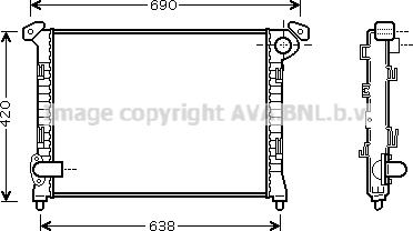 Prasco BW2286 - Radiator, mühərrikin soyudulması furqanavto.az