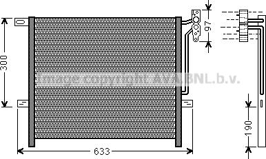 Prasco BWA5369 - Kondenser, kondisioner furqanavto.az