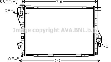 Prasco BWA2301 - Radiator, mühərrikin soyudulması furqanavto.az