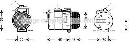 Prasco BWK237 - Kompressor, kondisioner furqanavto.az