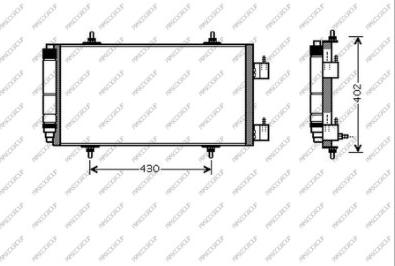 Prasco CI941C001 - Kondenser, kondisioner furqanavto.az