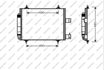 Prasco CI942C001 - Kondenser, kondisioner furqanavto.az