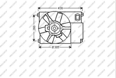 Prasco CI950F001 - Fen, radiator furqanavto.az